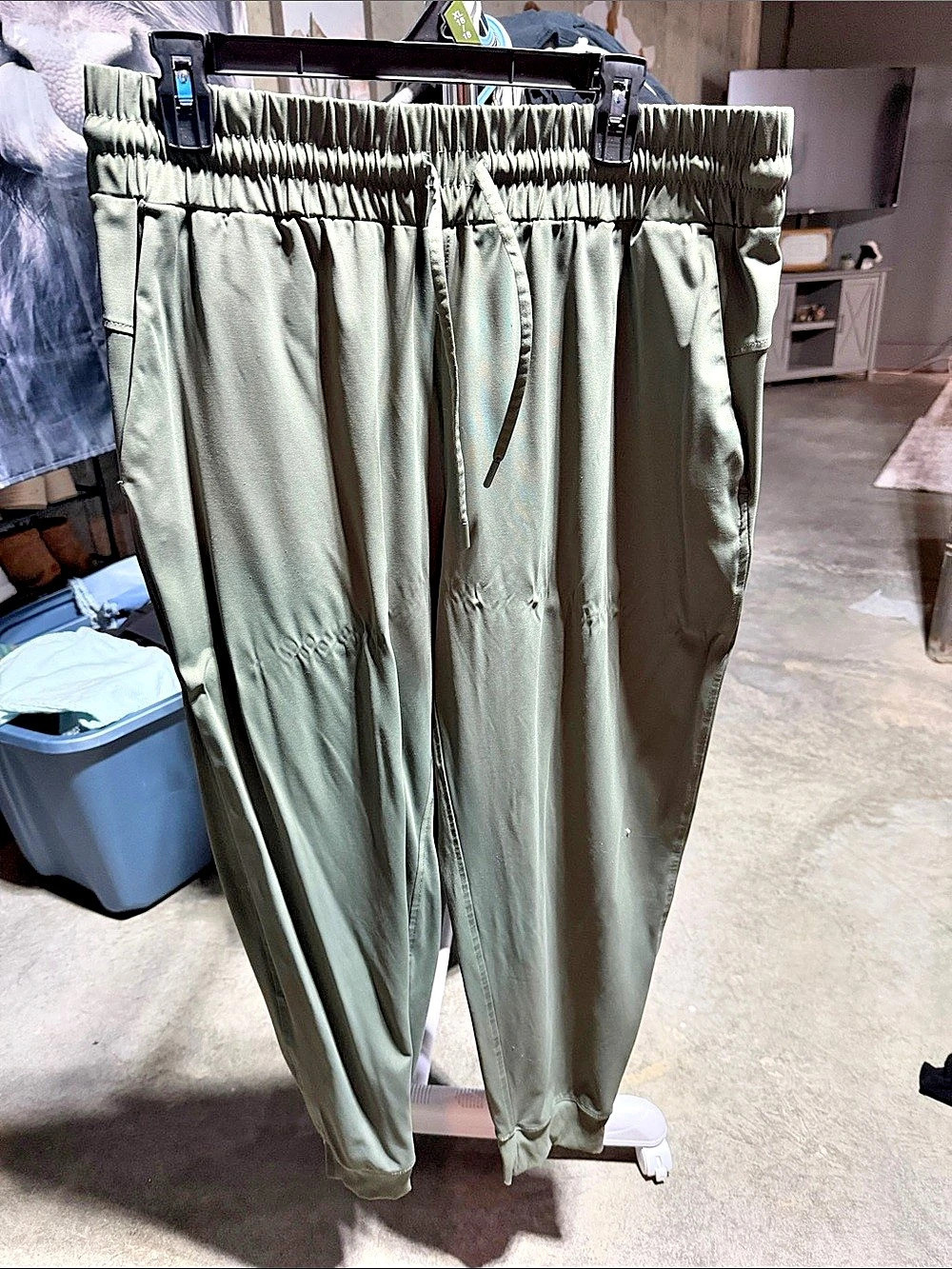 Member's Mark Travel Jogger Pants Green XL Like New